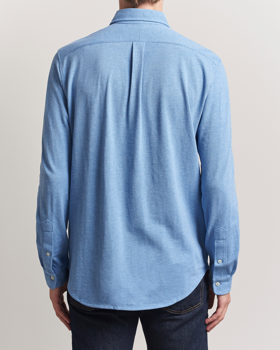 Heren | Overhemden | Polo Ralph Lauren | Featherweight Mesh Shirt Soft Royal Heather