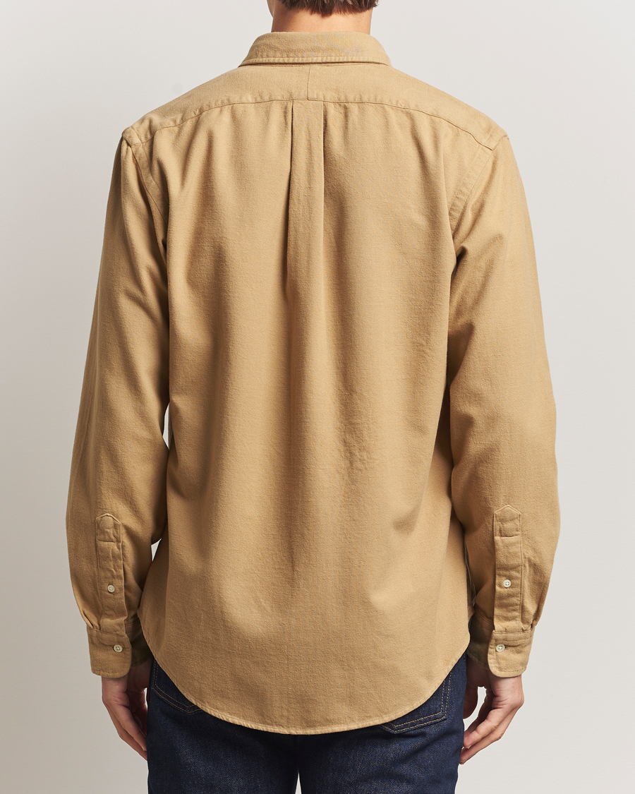 Heren | Overhemden | Polo Ralph Lauren | Custom Fit Brushed Flannel Shirt RL Khaki