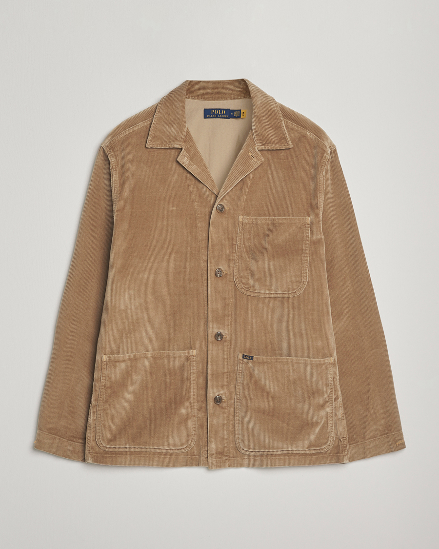 Heren | Overhemden | Polo Ralph Lauren | Corduroy Pocket Shirt Montana Khaki