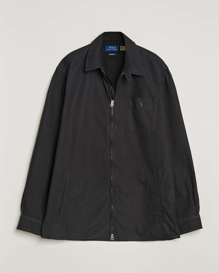 Heren | Overhemden | Polo Ralph Lauren | Garment Dyed Oxford Overshirt Polo Black