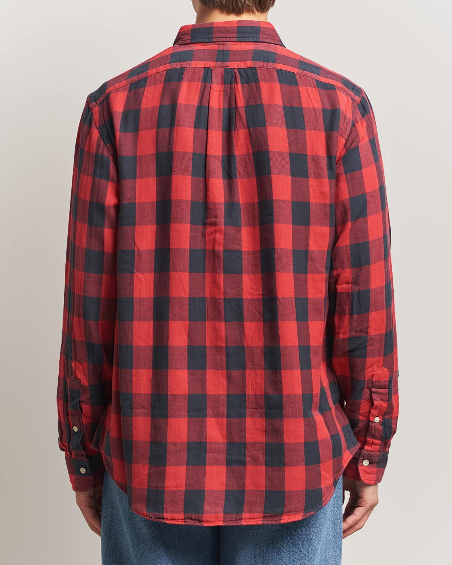 Heren | Overhemden | Polo Ralph Lauren | Custom Fit Double Faced Checked Shirt Red/Black