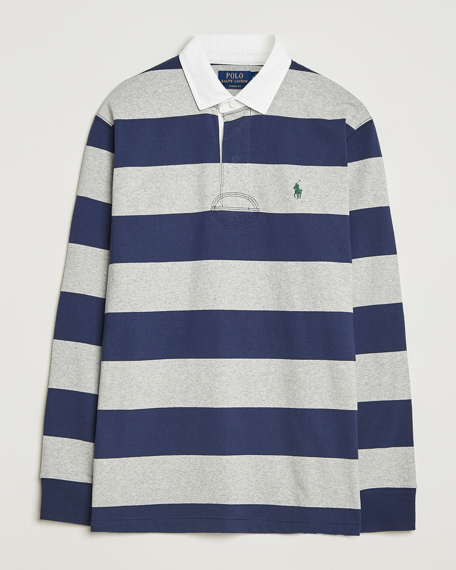 Heren | Truien | Polo Ralph Lauren | Jersey Striped Rugger Navy/Andover Heather
