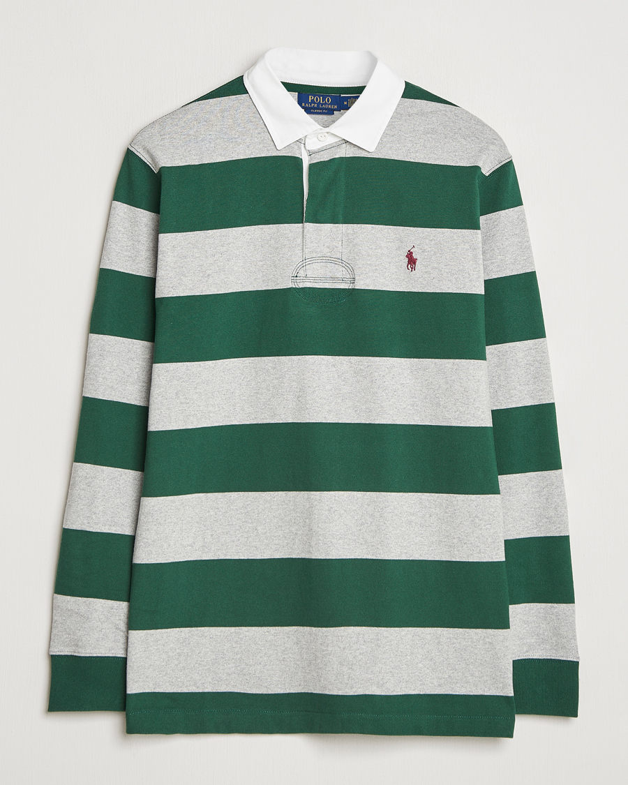 Heren | Truien | Polo Ralph Lauren | Jersey Striped Rugger Vintage Pine/Andover Heather