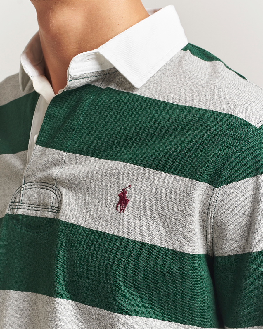 Heren | Truien | Polo Ralph Lauren | Jersey Striped Rugger Vintage Pine/Andover Heather
