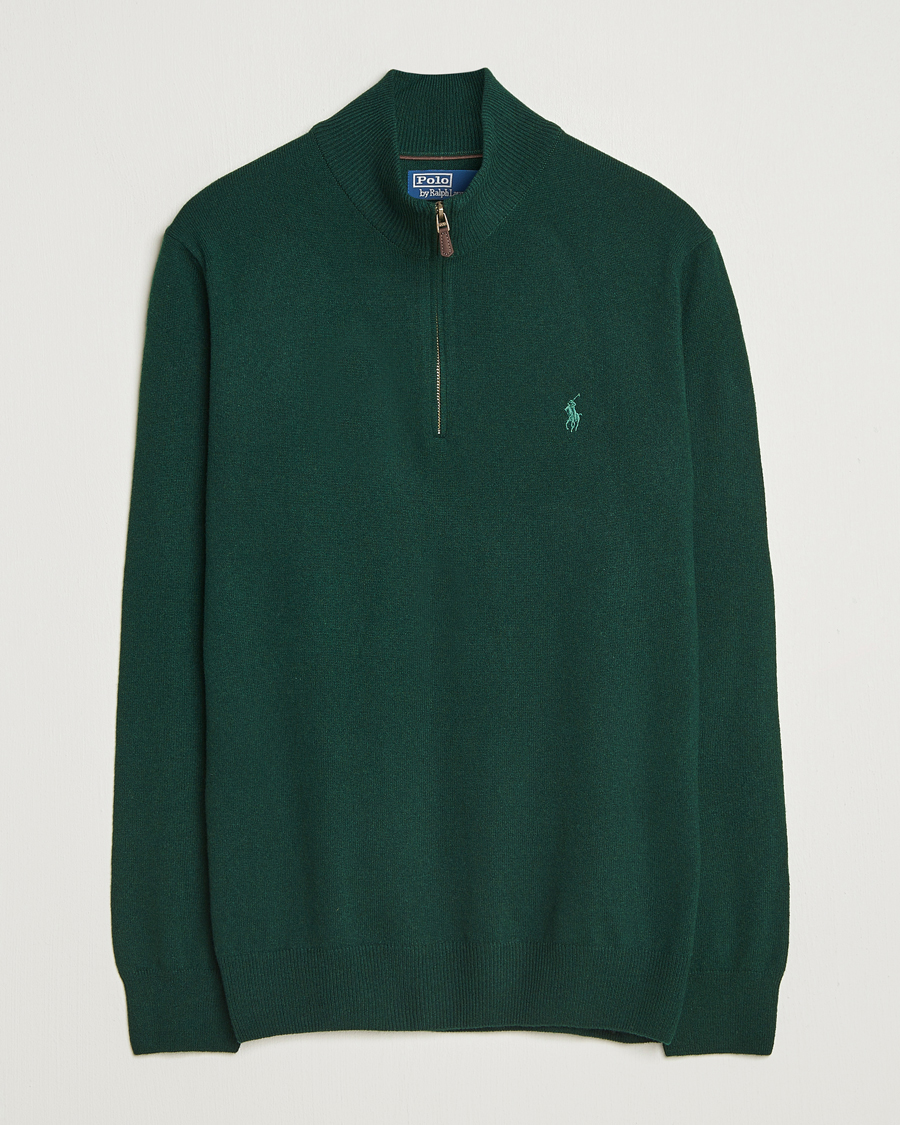 Heren | Truien | Polo Ralph Lauren | Merino Half-Zip Sweater Moss Agate