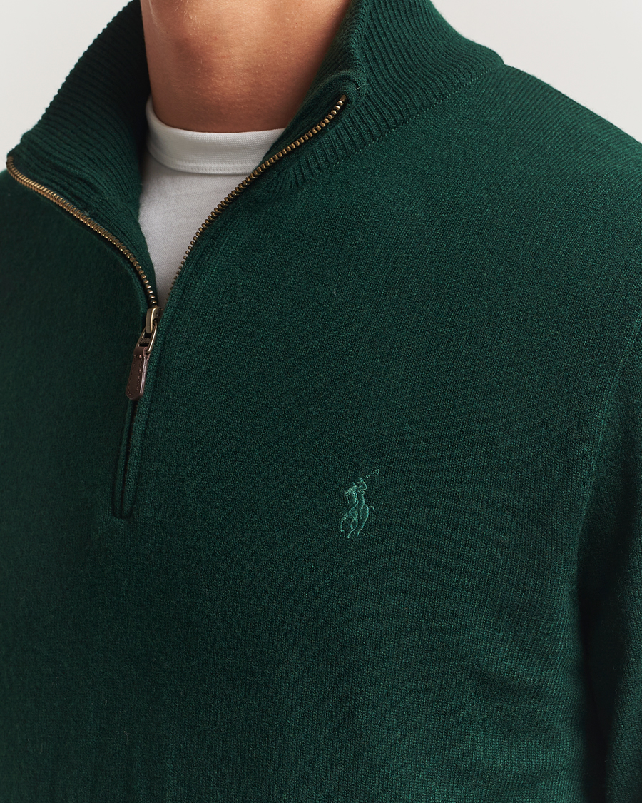 Heren | Truien | Polo Ralph Lauren | Merino Half-Zip Sweater Moss Agate
