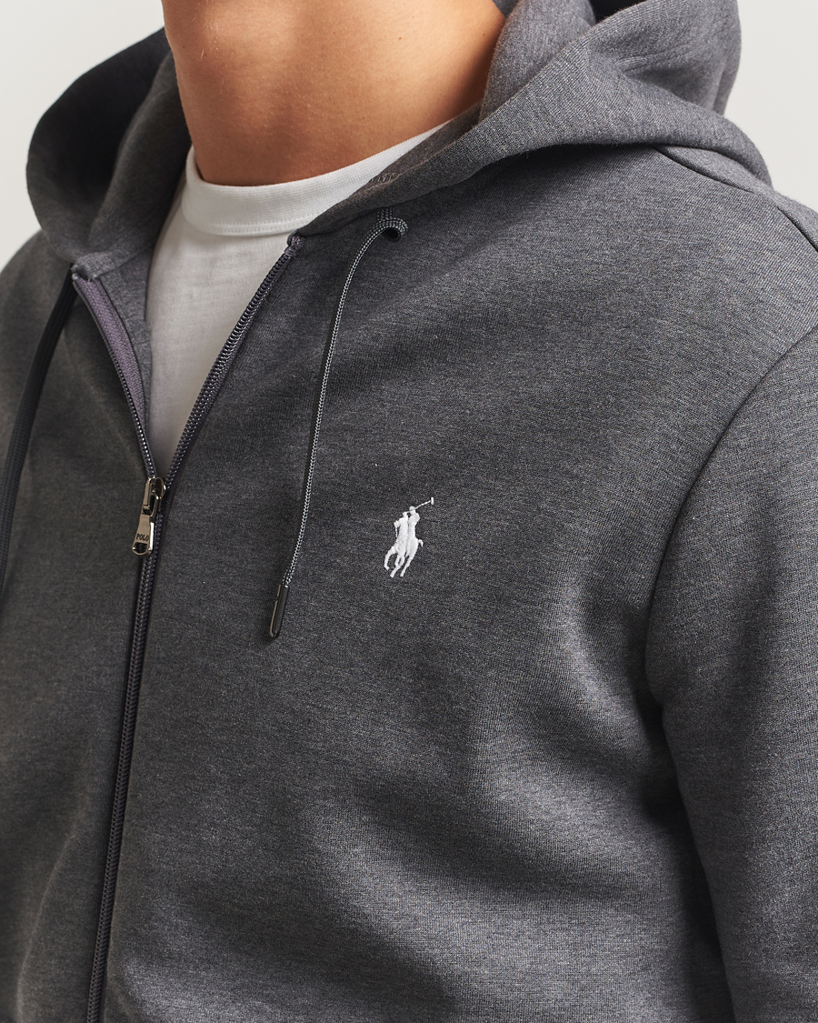 Heren | Truien | Polo Ralph Lauren | Double Knitted Full-Zip Hoodie Barclay Heather