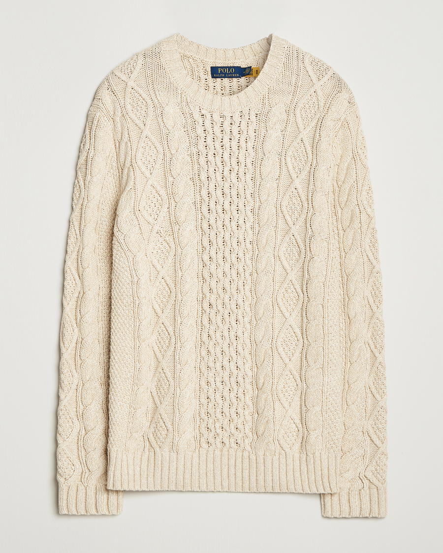 Heren | Truien | Polo Ralph Lauren | Cotton Marl Pullover Oatmeal