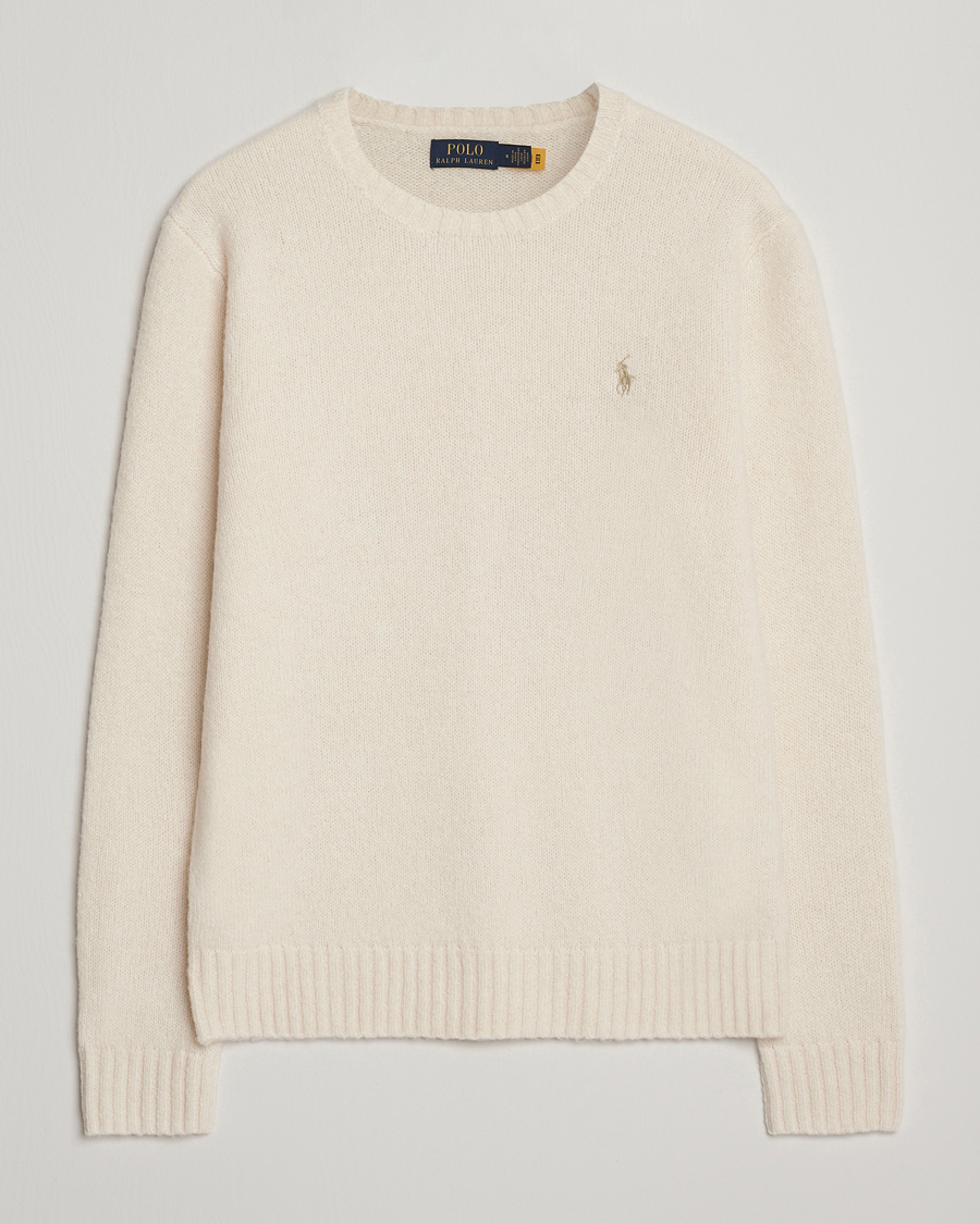 Heren | Truien | Polo Ralph Lauren | Alpaca Crew Neck Sweater Cream Tonal