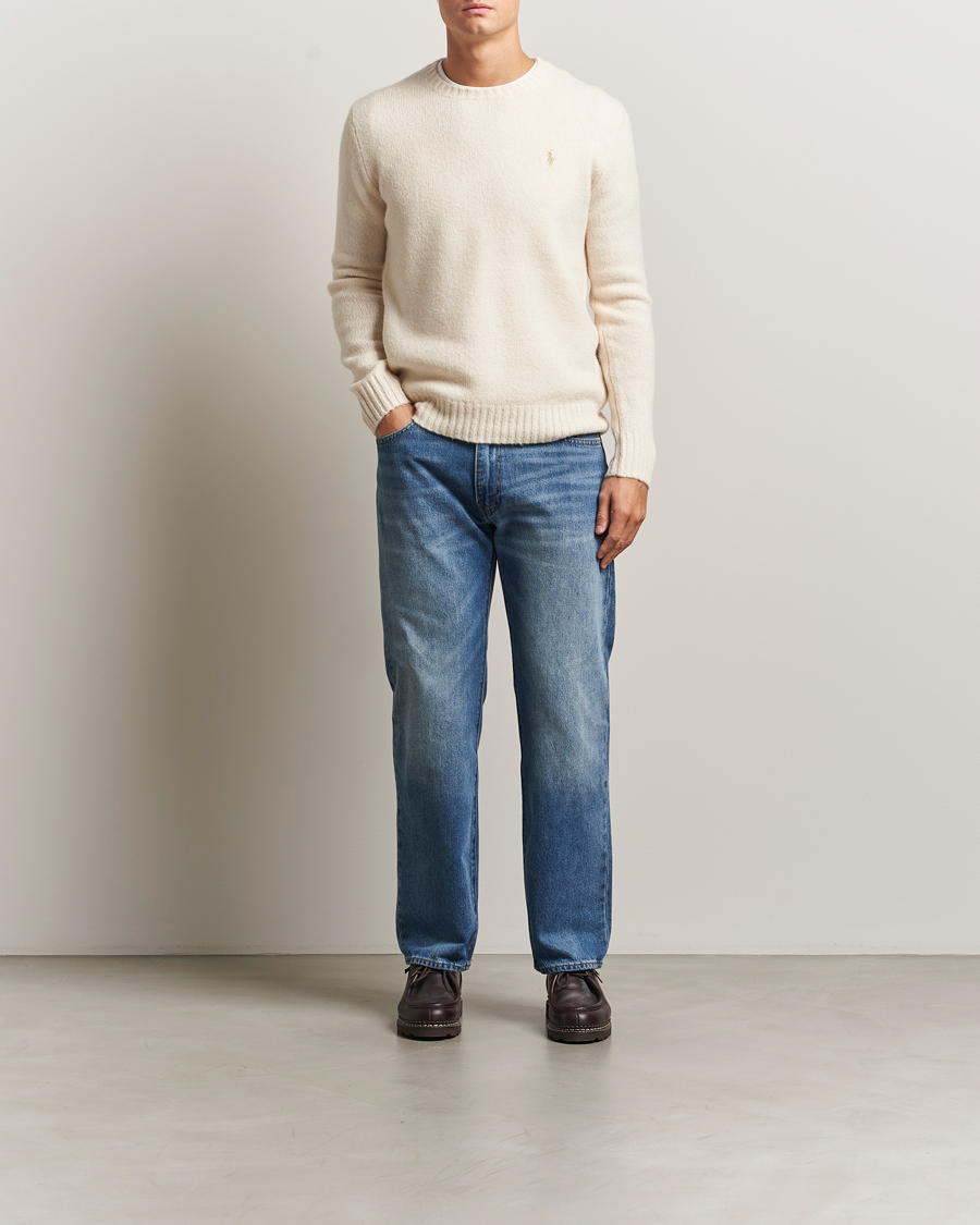 Heren | Truien | Polo Ralph Lauren | Alpaca Crew Neck Sweater Cream Tonal
