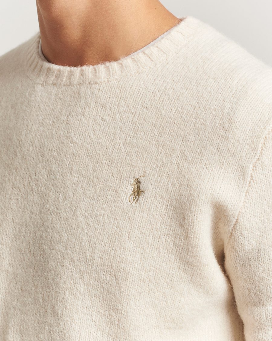 Heren | Truien | Polo Ralph Lauren | Alpaca Crew Neck Sweater Cream Tonal
