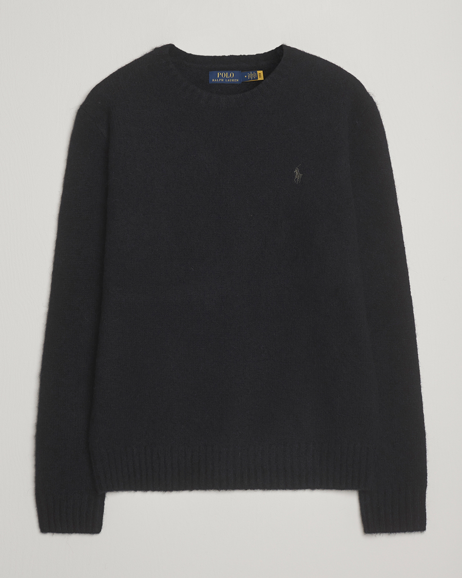 Heren | Truien | Polo Ralph Lauren | Alpaca Crew Neck Sweater Polo Black Tonal