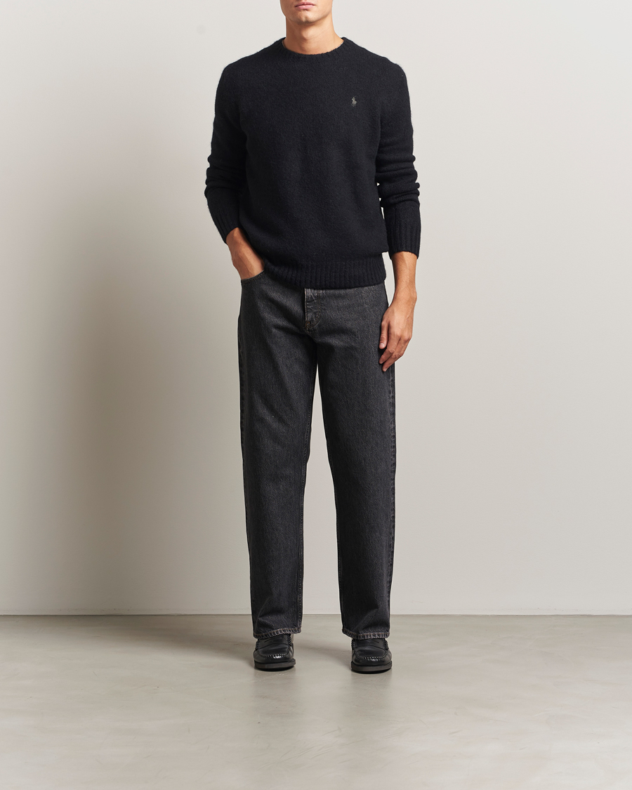 Heren | Truien | Polo Ralph Lauren | Alpaca Crew Neck Sweater Polo Black Tonal