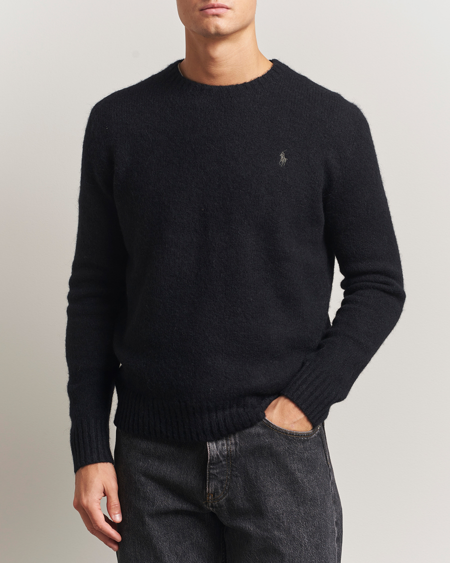 Heren | Truien | Polo Ralph Lauren | Alpaca Crew Neck Sweater Polo Black Tonal