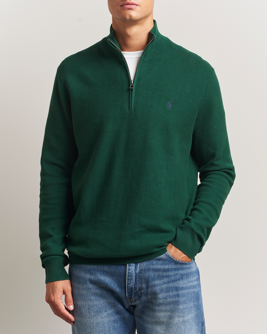 Heren | Truien | Polo Ralph Lauren | Textured Half Zip Vintage Pine