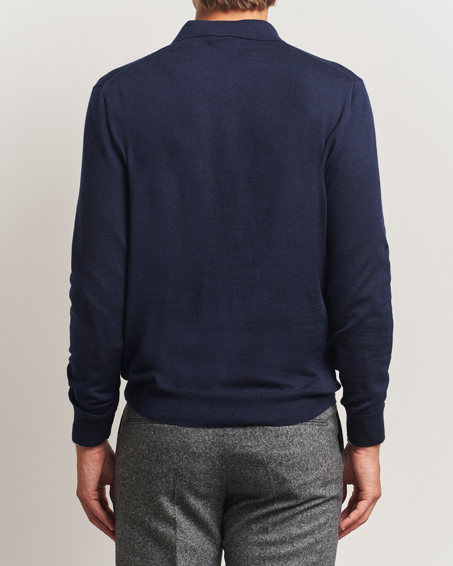 Heren | Truien | Polo Ralph Lauren | Merino Long Sleeve Polo Hunter Navy