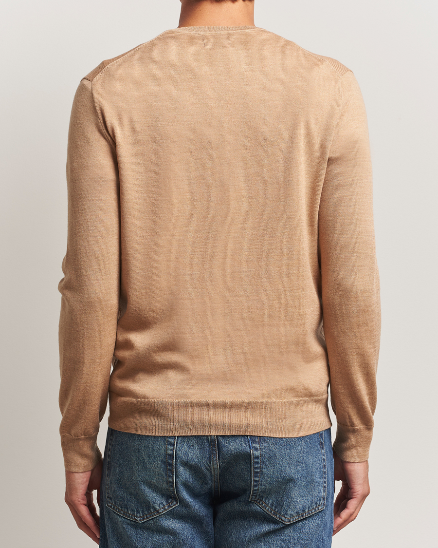 Heren | Truien | Polo Ralph Lauren | Merino Crew Neck Pullover Camel Melange