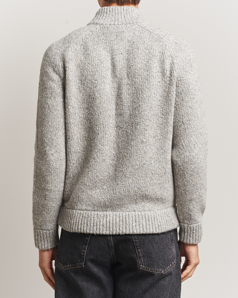 Heren | Truien | Polo Ralph Lauren | Wool Blend Button Cardigan Grey Marl