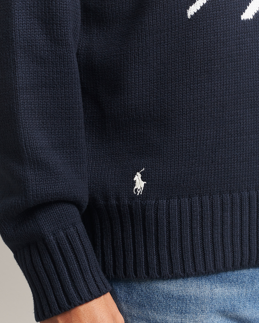 Heren | Truien | Polo Ralph Lauren | Cotton Logo Sweater Hunter Navy