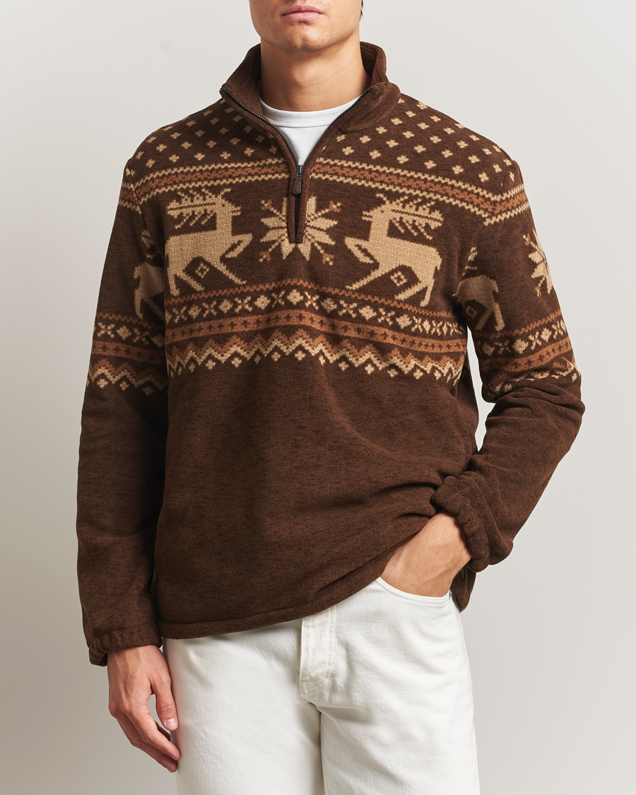 Heren | Truien | Polo Ralph Lauren | Vintage Fairisle Half Zip Fleece Cascadia