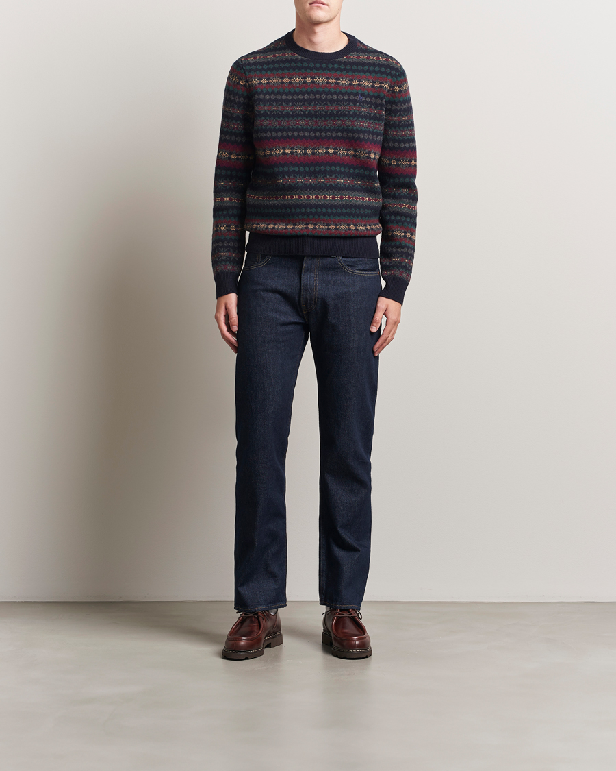 Heren | Truien | Polo Ralph Lauren | Fairisle Wool Sweater Navy Combo