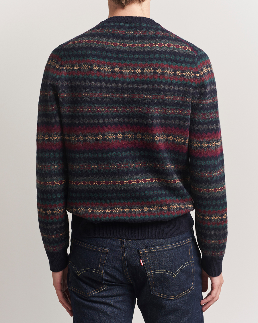 Heren | Truien | Polo Ralph Lauren | Fairisle Wool Sweater Navy Combo
