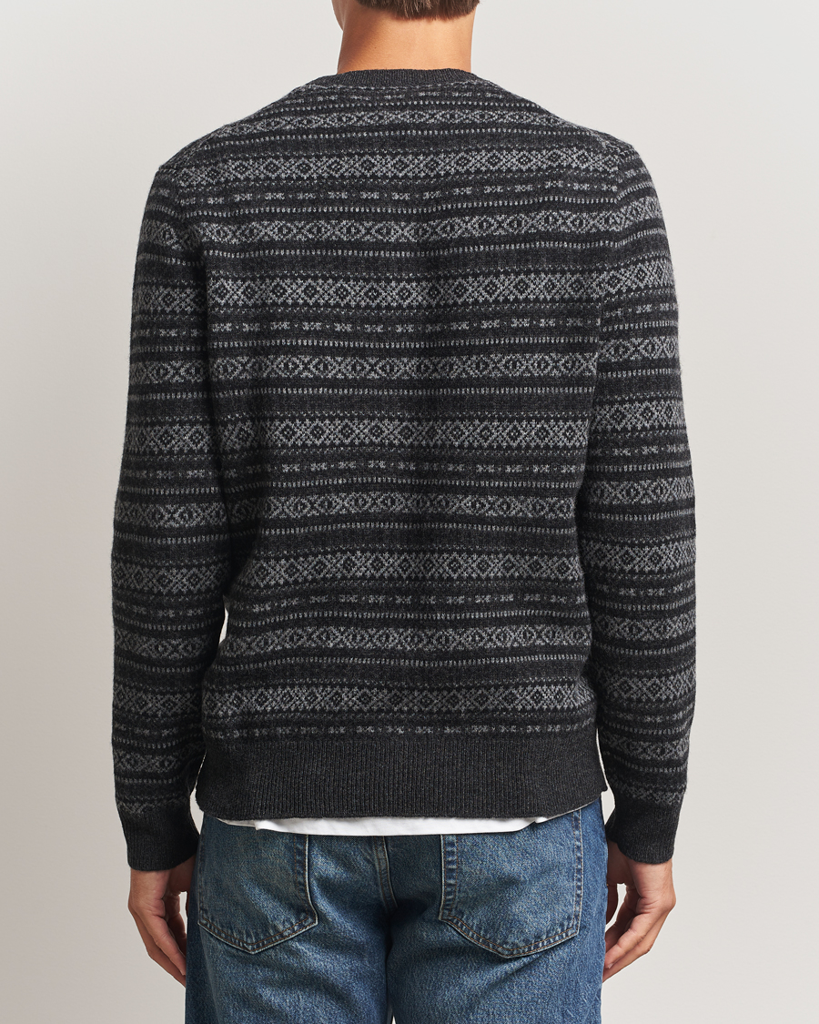 Heren | Truien | Polo Ralph Lauren | Fairisle Wool Sweater Charcoal Combo
