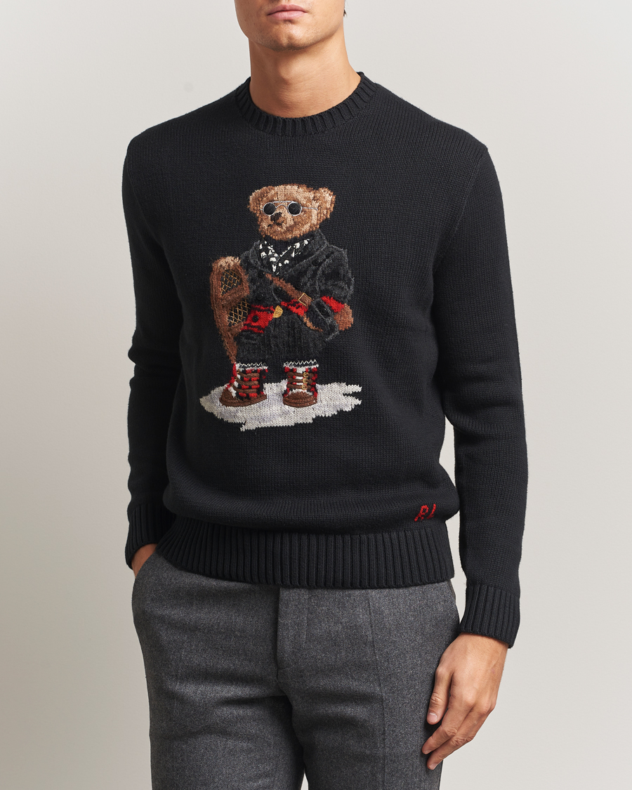 Heren | Truien | Polo Ralph Lauren | Holiday Bear Cotton Sweater Polo Black