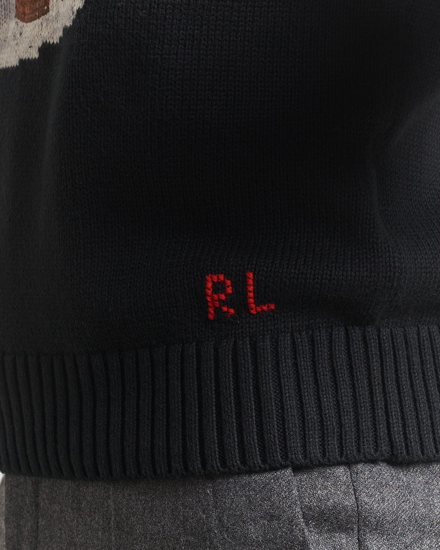 Heren | Truien | Polo Ralph Lauren | Holiday Bear Cotton Sweater Polo Black