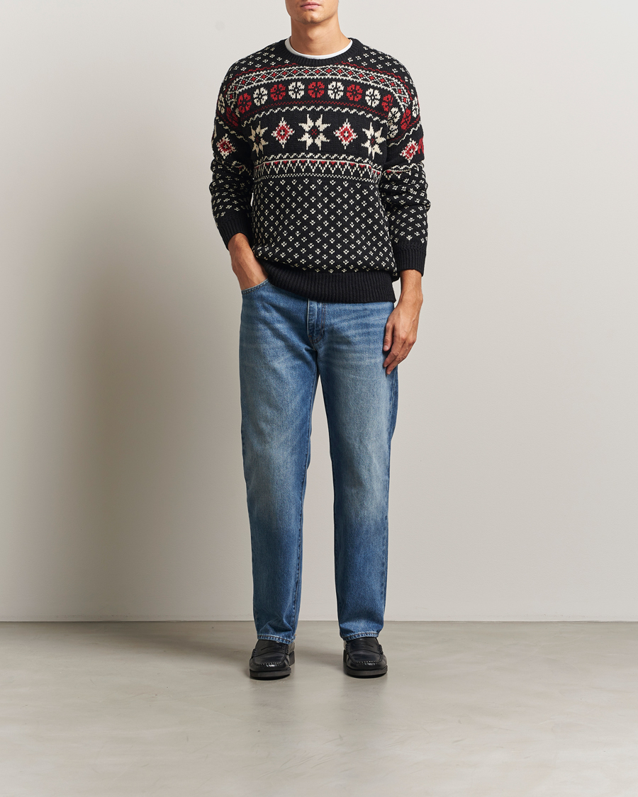 Heren | Truien | Polo Ralph Lauren | Cotton/Cashmere Sweater Black Combo
