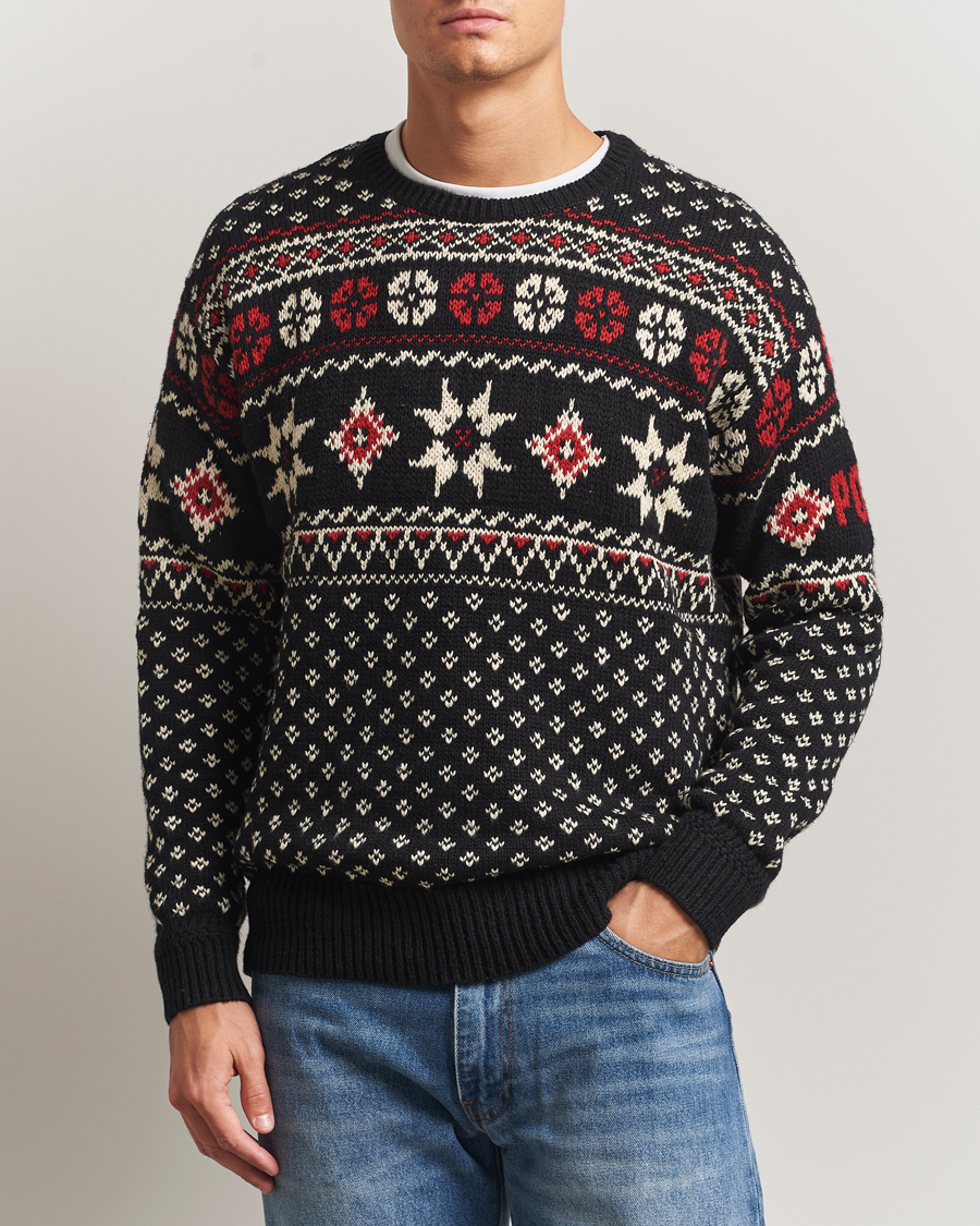 Heren | Truien | Polo Ralph Lauren | Cotton/Cashmere Sweater Black Combo