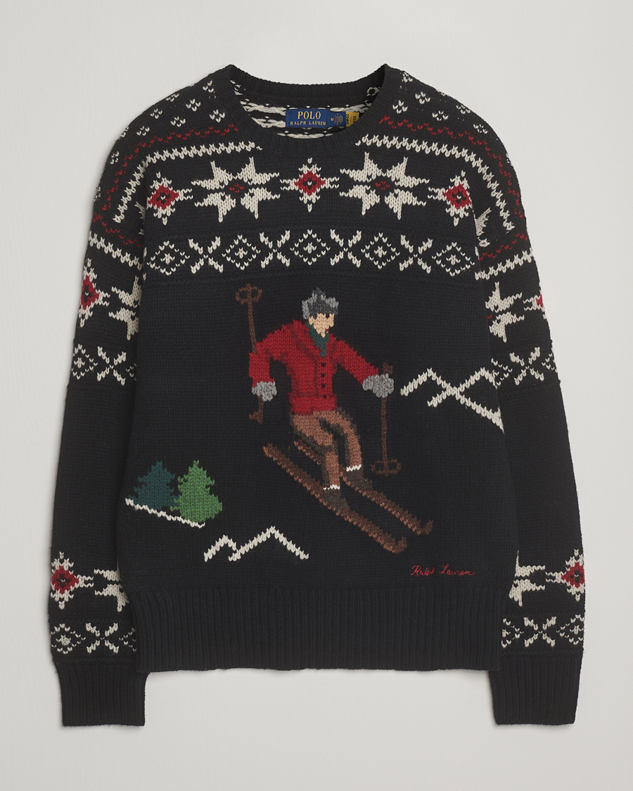 Heren | Truien | Polo Ralph Lauren | Wool Skier Sweater Black Combo