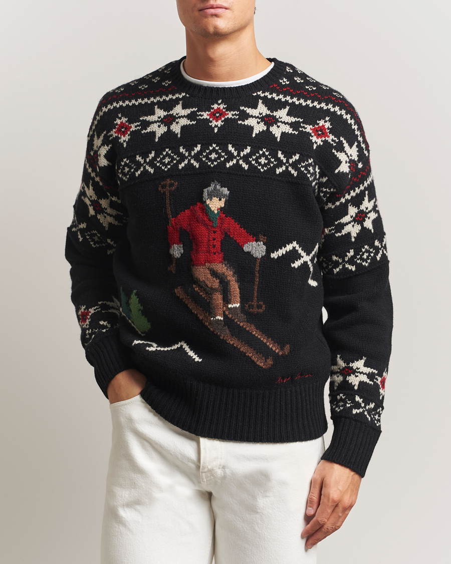 Heren | Truien | Polo Ralph Lauren | Wool Skier Sweater Black Combo
