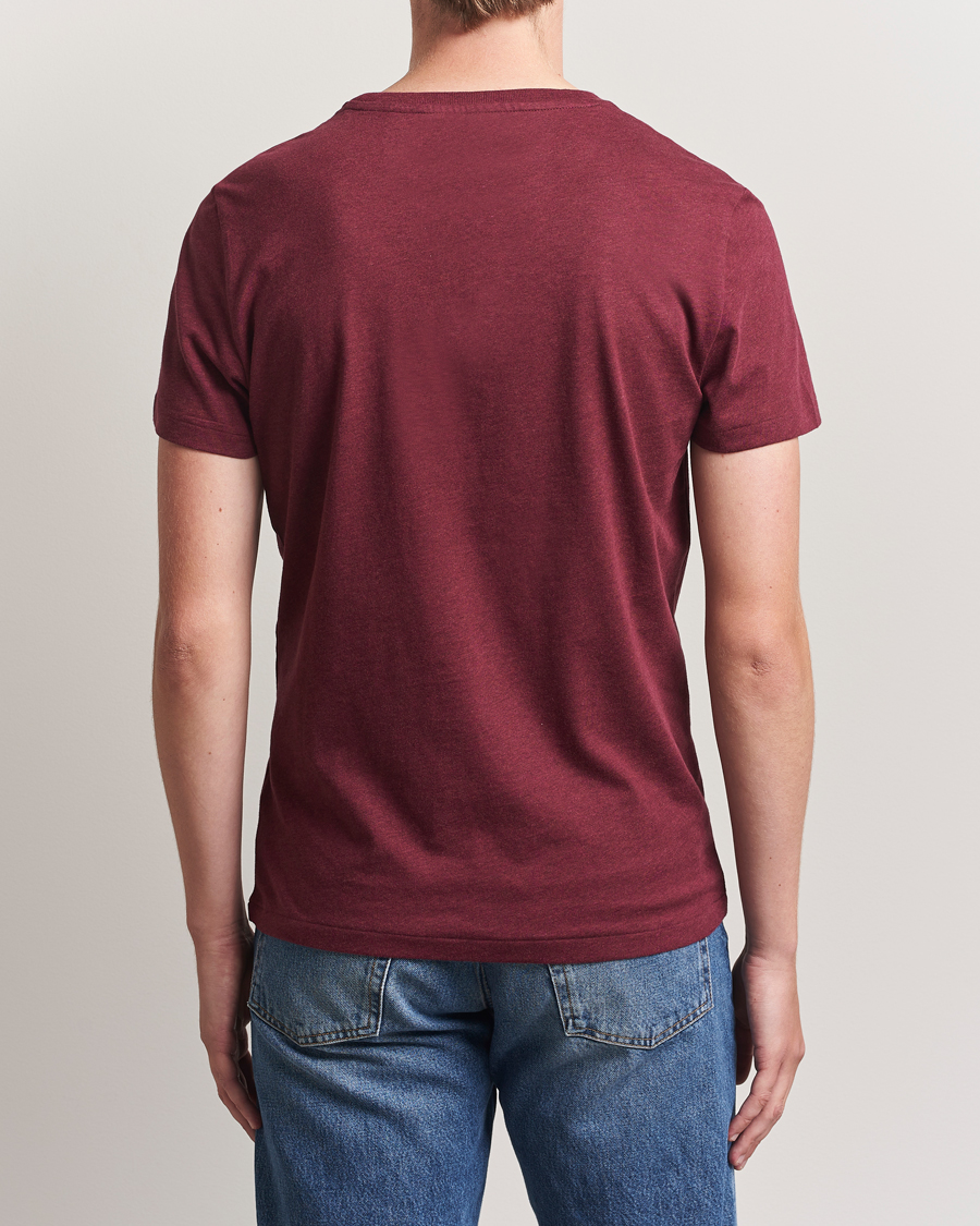 Heren | T-shirts | Polo Ralph Lauren | Crew Neck T-Shirt Spring Wine Heather