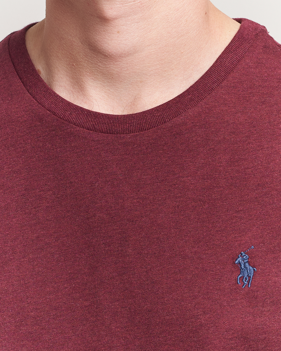 Heren | T-shirts | Polo Ralph Lauren | Crew Neck T-Shirt Spring Wine Heather