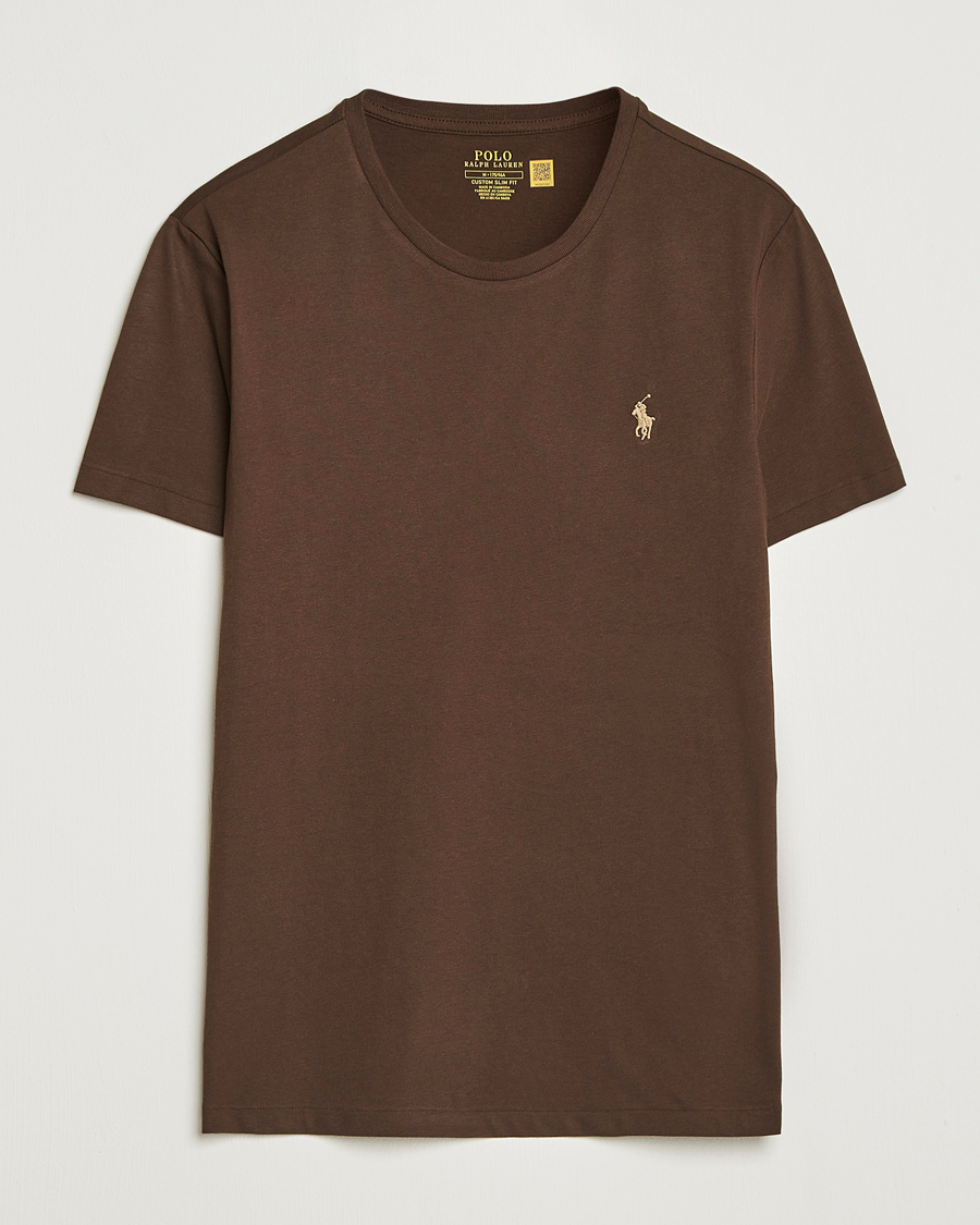 Heren | T-shirts | Polo Ralph Lauren | Crew Neck T-Shirt Nutmeg Brown