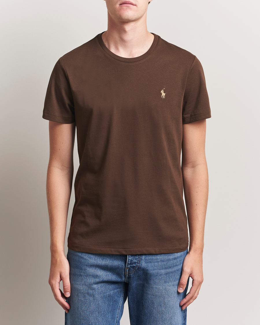 Heren | T-shirts | Polo Ralph Lauren | Crew Neck T-Shirt Nutmeg Brown