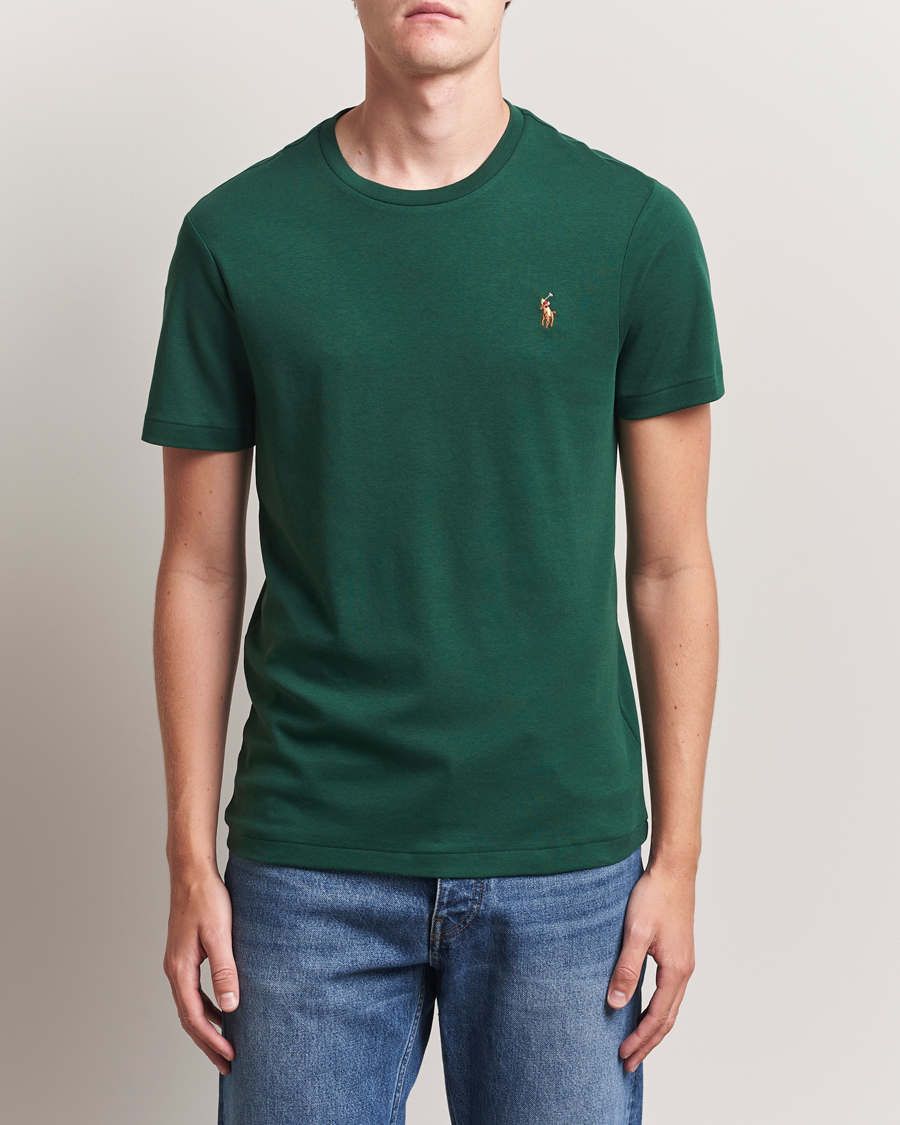 Heren | T-shirts | Polo Ralph Lauren | Luxury Pima Cotton Crew Neck T-Shirt Vintage Pine