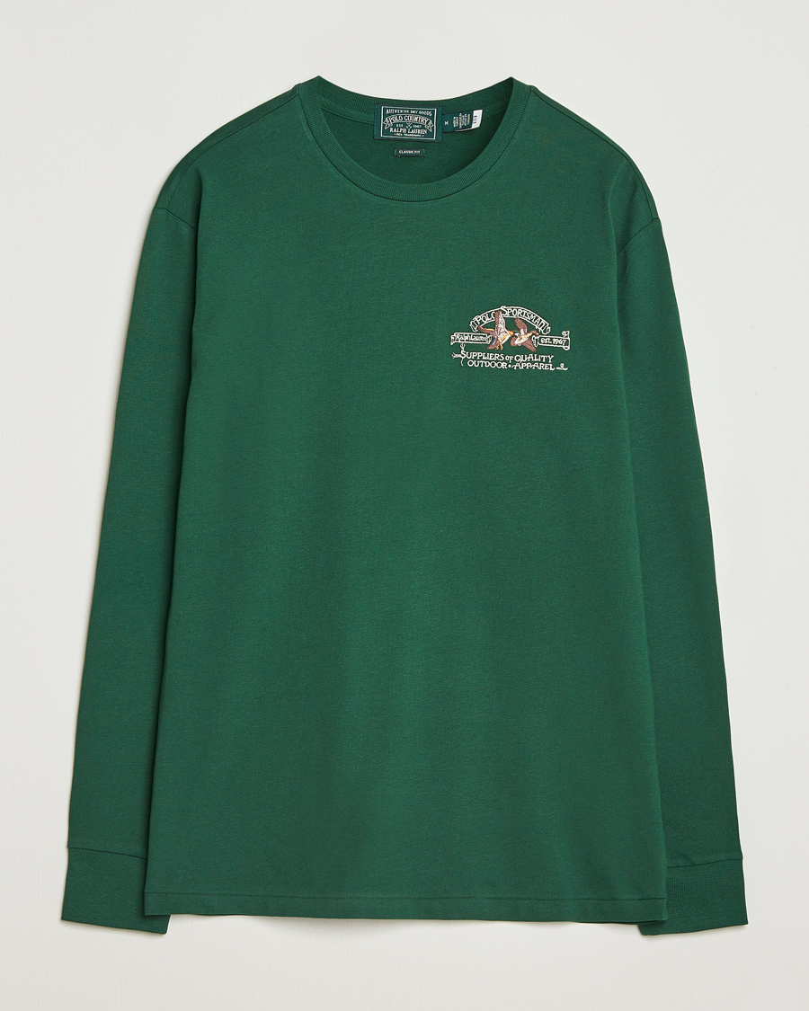 Heren | T-shirts | Polo Ralph Lauren | Classic Fit Long Sleeve Jersey T-Shirt Vintage Pine
