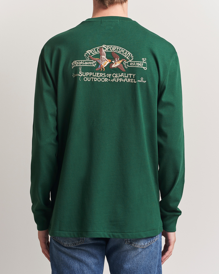 Heren | T-shirts | Polo Ralph Lauren | Classic Fit Long Sleeve Jersey T-Shirt Vintage Pine