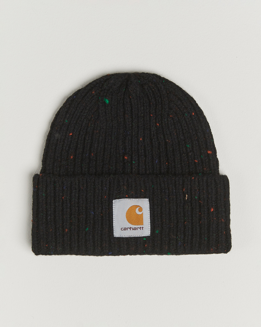 Heren | Mutsen | Carhartt WIP | Anglistic Wool/Cotton Beanie Black