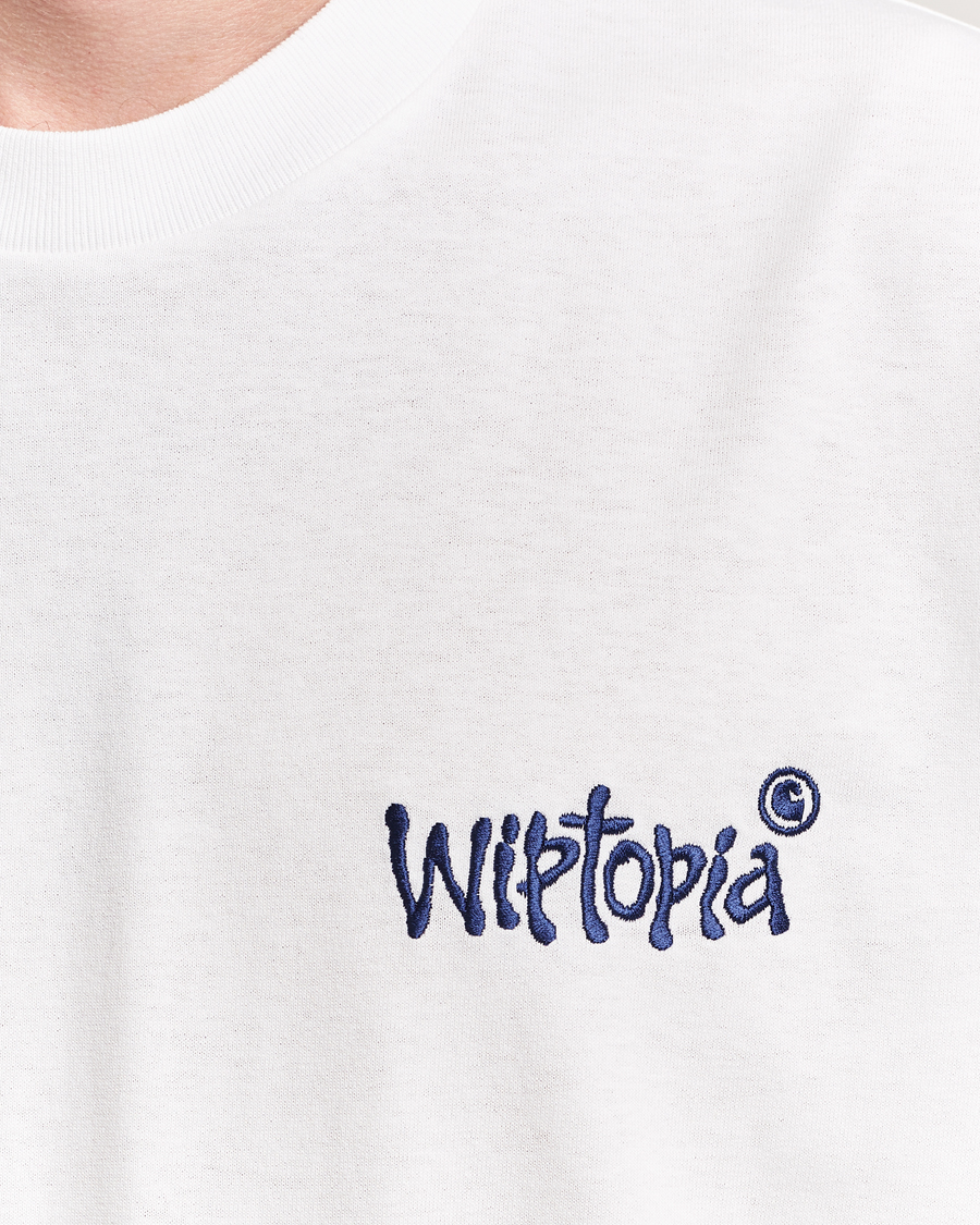 Heren | T-shirts | Carhartt WIP | Wiptopia Script T-Shirt White