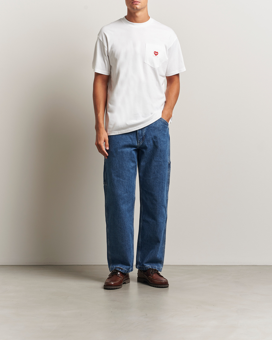 Heren | T-shirts | Carhartt WIP | Pocket Heart T-Shirt White