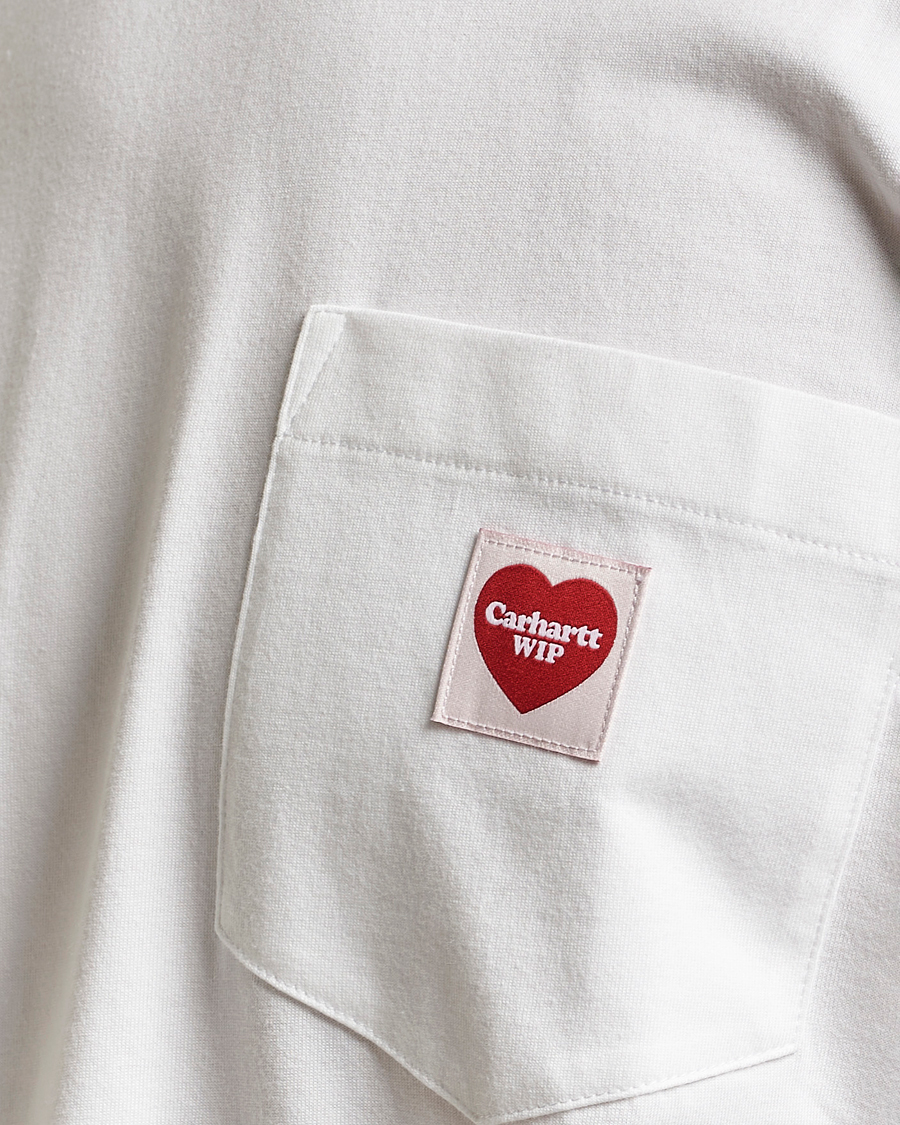 Heren | T-shirts | Carhartt WIP | Pocket Heart T-Shirt White