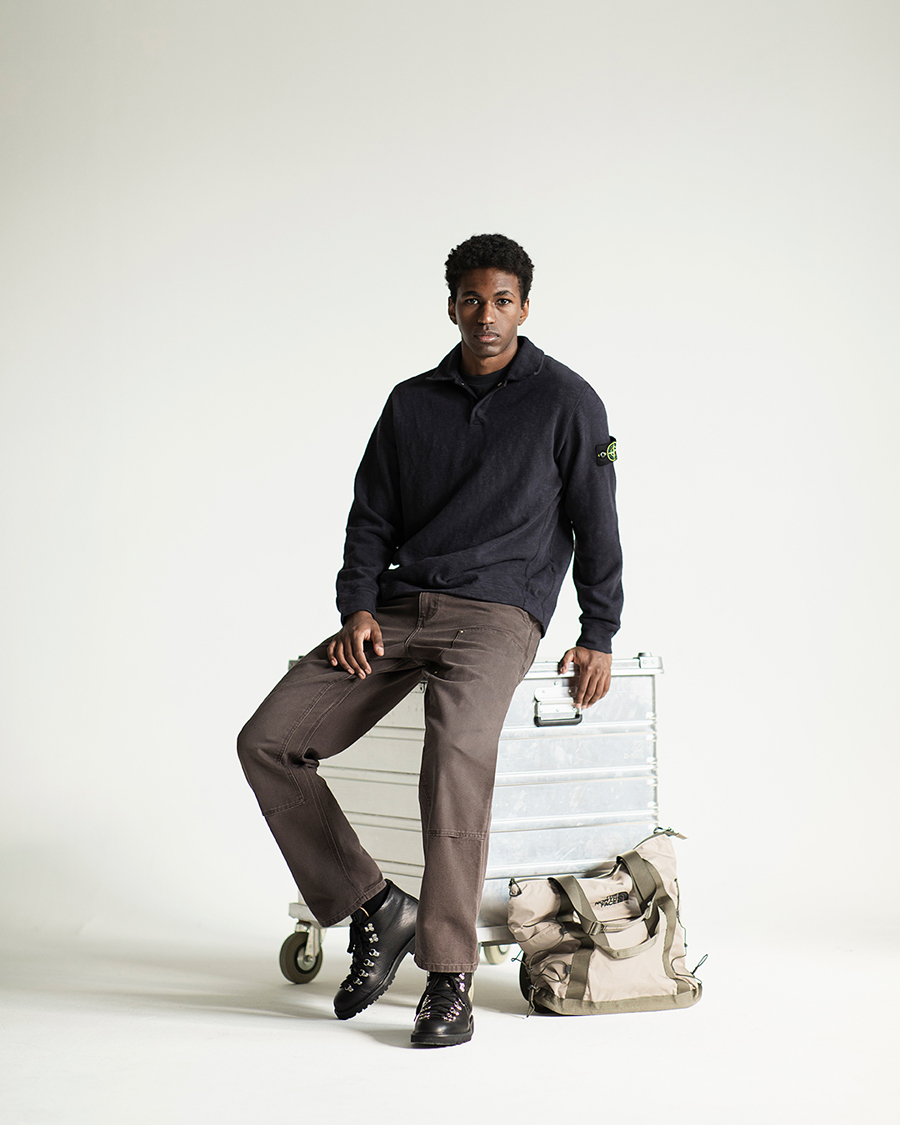 Heren | Broeken | Carhartt WIP | Double Knee Pants Tobacco