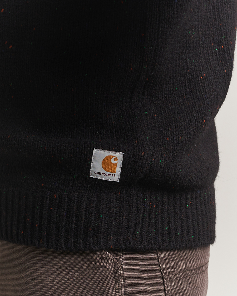 Heren | Truien | Carhartt WIP | Anglistic Wool/Cotton Sweater Black