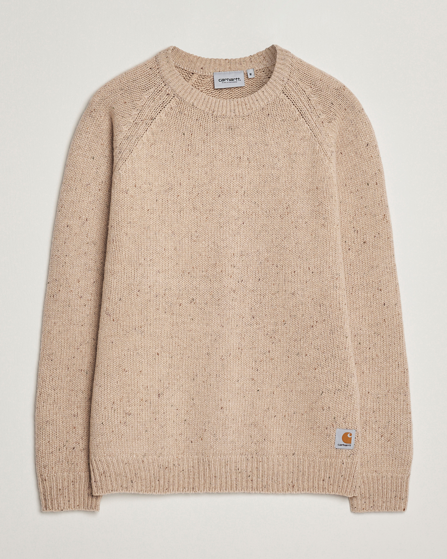 Heren | Truien | Carhartt WIP | Anglistic Wool/Cotton Sweater Fleur De Sel