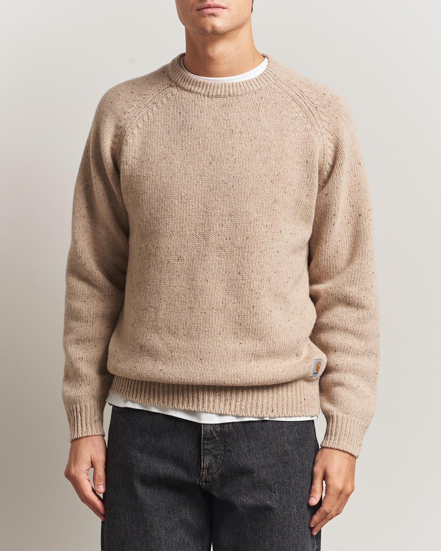 Heren | Truien | Carhartt WIP | Anglistic Wool/Cotton Sweater Fleur De Sel
