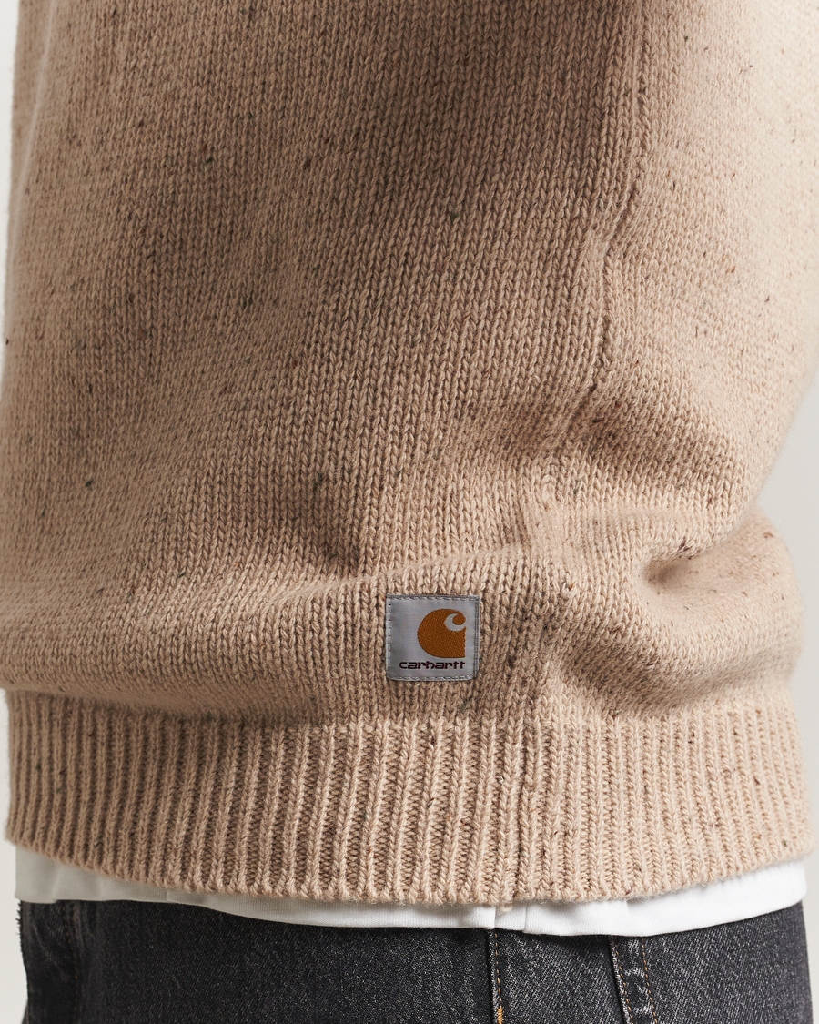 Heren | Truien | Carhartt WIP | Anglistic Wool/Cotton Sweater Fleur De Sel