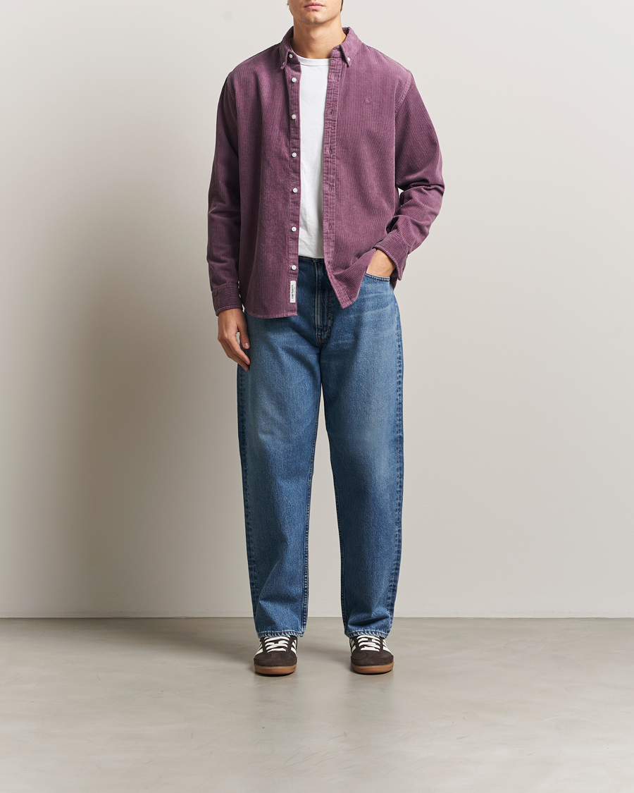 Carhartt WIP Madison Cord Shirt Phlox | Man - CareOfCarl.nl